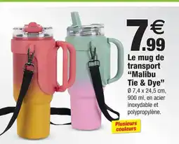 Bazarland Le mug de transport “malibu tie & dye” offre