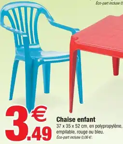 Bazarland Chaise enfant offre