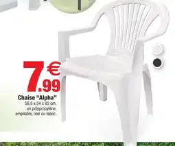 Bazarland Chaise “alpha” offre