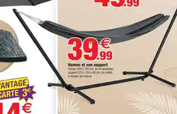 Bazarland Hamac et son support offre