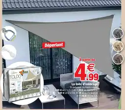 Bazarland Toile d'ombrage offre