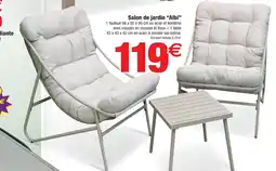 Bazarland Salon de jardin “albi” offre