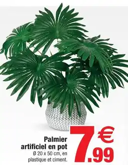 Bazarland Palmier artificiel en pot offre