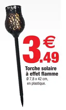 Bazarland Torche solaire à effet flamme offre