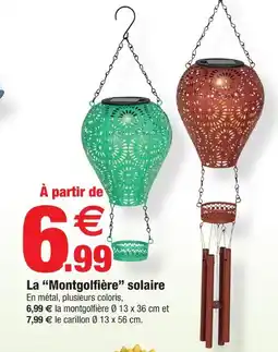 Bazarland La “montgolfière” solaire offre