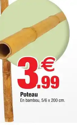 Bazarland Poteau en bambou offre