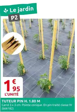 Rural Master Tuteur pin h. 1.80 m offre