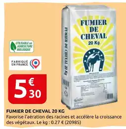 Rural Master Fumier de cheval 20 kg offre
