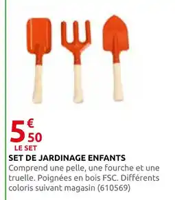 Rural Master Set de jardinage enfants offre