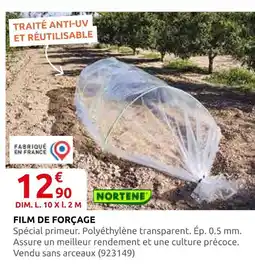 Rural Master Nortene film de forçage offre