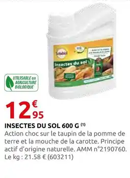 Rural Master Insectes du sol offre