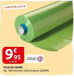 Rural Master Film de serre offre