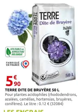 Rural Master Terre dite de bruyère offre