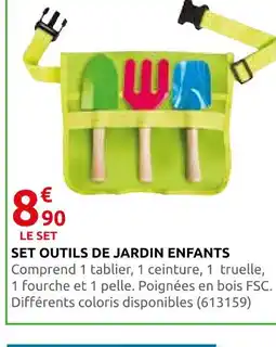 Rural Master Set outils de jardin enfants offre