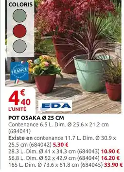 Rural Master Eda pot osaka ø 25 cm offre
