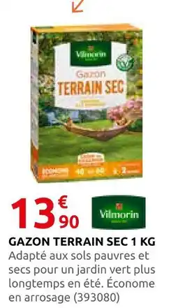Rural Master Vilmorin gazon terrain sec offre