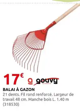 Rural Master Gouvy balai à gazon offre
