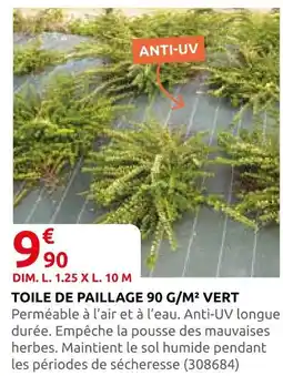 Rural Master Toile de paillage 90 g/m² vert offre