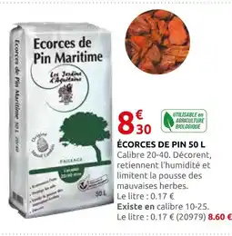 Rural Master Écorces de pin 50 l offre