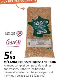 Rural Master Gasco mélange poussin croissance 8 kg offre