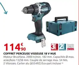 Rural Master Makita coffret perceuse visseuse 18 v nue offre