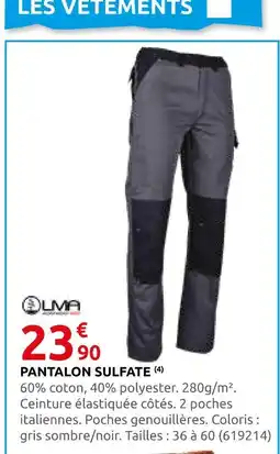 Rural Master Lma pantalon sulfate offre