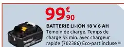 Rural Master Batterie li-ion 18 v 6 ah offre