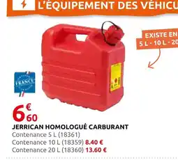 Rural Master Jerrican homologué carburant offre