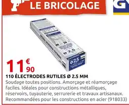 Rural Master 110 électrodes rutiles ø 2.5 mm offre