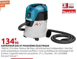 Rural Master Makita aspirateur eau et poussières électrique offre