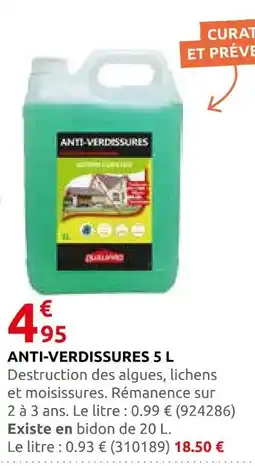 Rural Master Anti-verdissures 5 l offre