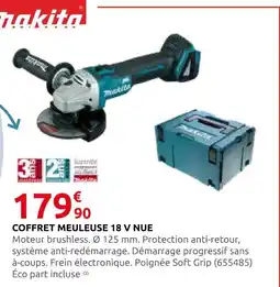 Rural Master Makita coffret meuleuse 18 v nue offre