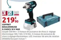 Rural Master Makita coffret boulonneuse à chocs 18 v nue offre
