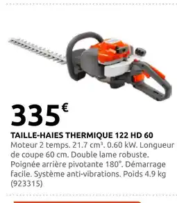 Rural Master Taille-haies thermique 122 hd 60 offre