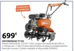 Rural Master Husqvarna motobineuse tf 335 offre