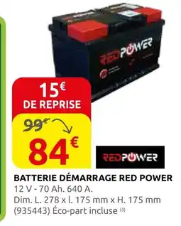 Rural Master Batterie démarrage offre