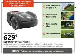 Rural Master Husqvarna robot de tonte aspire r4 offre