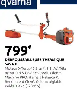 Rural Master Husqvarna débroussailleuse thermique 545 rx offre