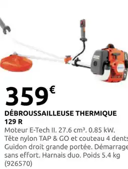 Rural Master Débroussailleuse thermique 129 r offre