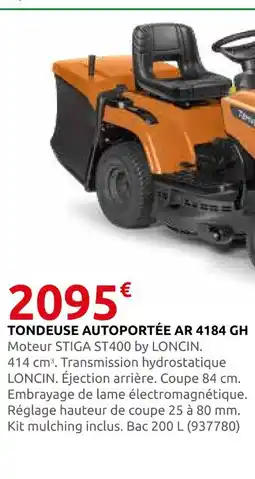 Rural Master Tondeuse autoportée ar 4184 gh offre