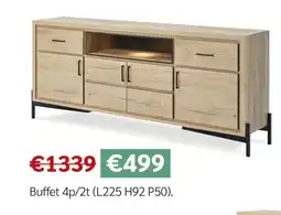 Meubles Crack Buffet 4p/2t offre