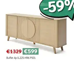 Meubles Crack Buffet 4p offre