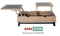 Meubles Crack Table de salon offre