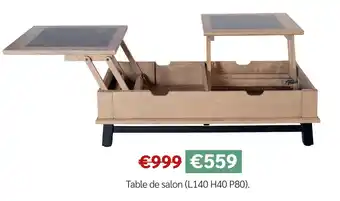 Table de salon