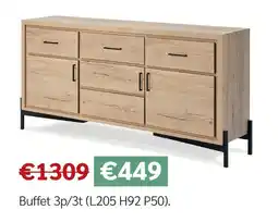 Meubles Crack Buffet 3p/3t offre