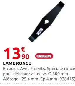 Rural Master Oregon lame ronce offre