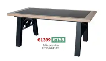 Table extensible