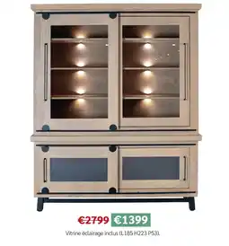 Meubles Crack Vitrine éclairage inclus offre