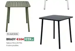 Meubles Crack Table brady offre