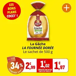 Coccinelle Supermarché La gâche la fournée dorée offre